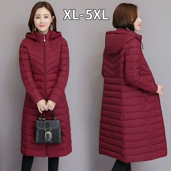 

2019 new winter autumn women white duck down jacket coats fashion ladies coat, Black