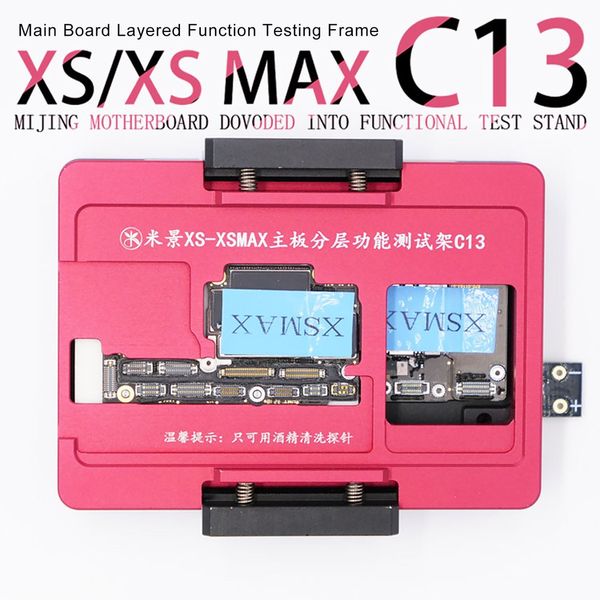 

c13 for iphone x xs/xs max board function testing no meed welding upper and lower main board tester maintenance fixture