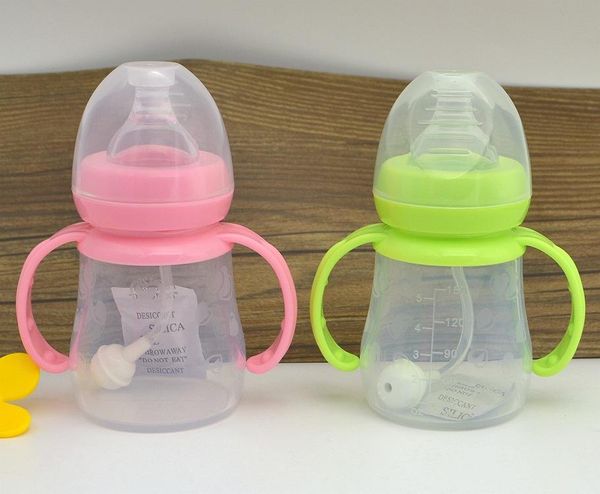 

baby 150ml silicone bottle wide caliber bottle