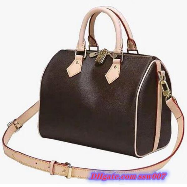 

speedy crossbody 41112 boston bag 30cm l series fashion handbag designer bags women pu leather flower fashion totes shoe hualong ladies bag