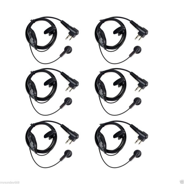 6pcs PTT / VOX Mudar Headset Walkie Talkie Fone de ouvido para Motorola CLS1410 CLS1110