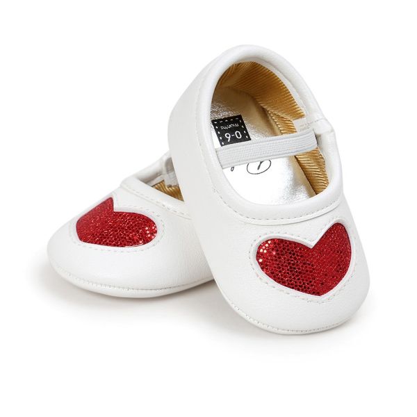 

baby shoes pu leather prewalker shoes baby boys girls first walkers bling heart shape soft sole crib toddler