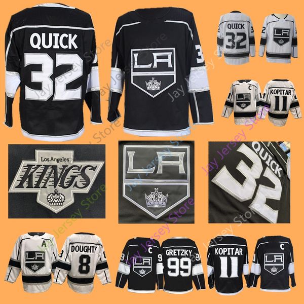 

All Stitched Los Angeles Kings Jersey Drew Doughty Anze Kopitar Jonathan Quick Jeff Carter Wayne Gretzky Men Women Youth Ki