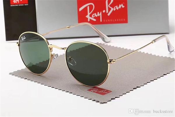 

2020 пилотные солнечные очки женщин людей круглый sunglass поляризованные зеркало lentes металлический каркас мужчины очки женщина дизайнер, Black