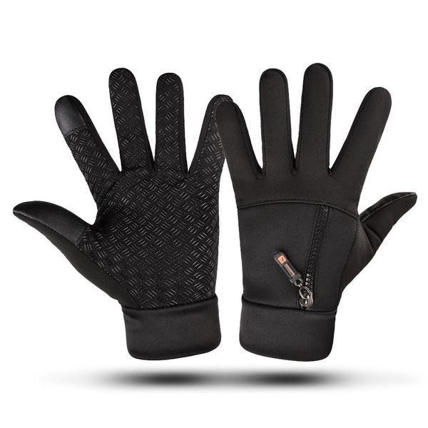 

winter sports keep warm motorbike touch screen gloves for gift, Blue;gray