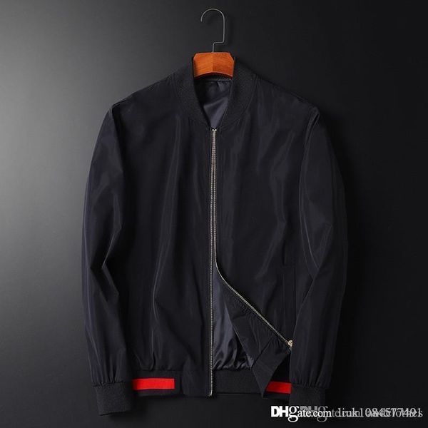 

19ss designe jacket men autumn new men floral jackets korean slim fit long sleeve men coats stand collar mens clothes windbreaker, Black;brown