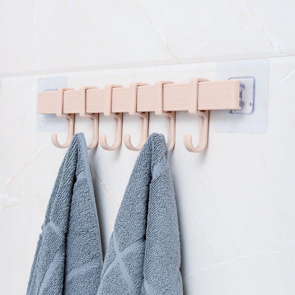 

hooks & rails f184 home furnishing nothing trace row wall six even a hook door back peg you avoid nail brute force