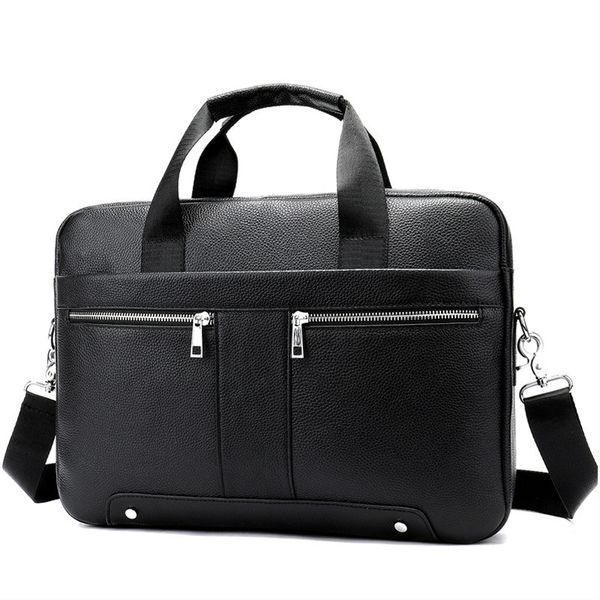 

fashion bags for men genuine leather mens briefcase leather 14 lapbag for a4 document bussiness tote fashion briefcase 8522