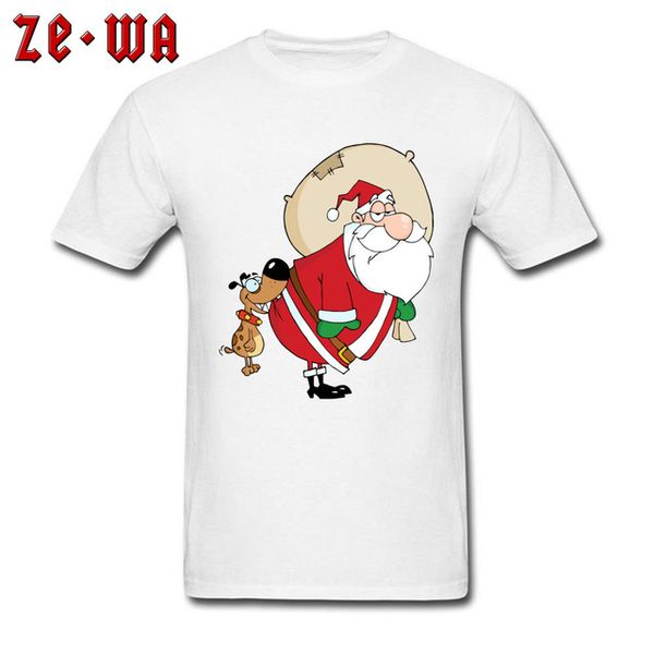 Babbo Natale Ho Ho Ho.Acquista Maglietta Del Progettista Di Marca Di Lusso Degli Uomini Maglietta Beige Maglietta Di Forma Fisica Ho Ho Babbo Natale Maglietta Divertente Della Maglietta Di Natale Del Fumetto Di Morso Del Cane