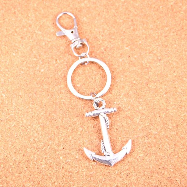 

anchor sea keychain silver swivel lobster clasp clips handbag car charms jewelry for key chain trinket jewelry gift