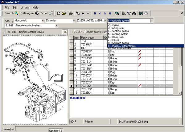 

mccormick newton 6.2 spare parts catalog, parts manual, book