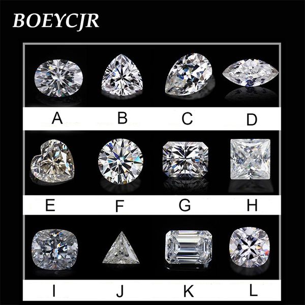 

boeycjr пользовательские d цвет изумруд маркиза овальной формы бриллиантовая огранка муассанит свободные камень отлично режется ювелирных из, Black