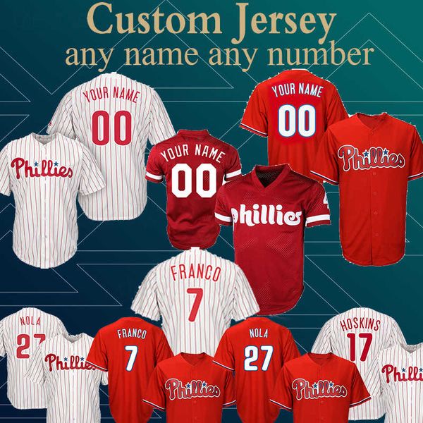 

Philadelphias Customized Phillies 3 Bryce 4 Lenny 7 Maikel Franco 10 Darren Daulton 99 Mitch Williams any number any name