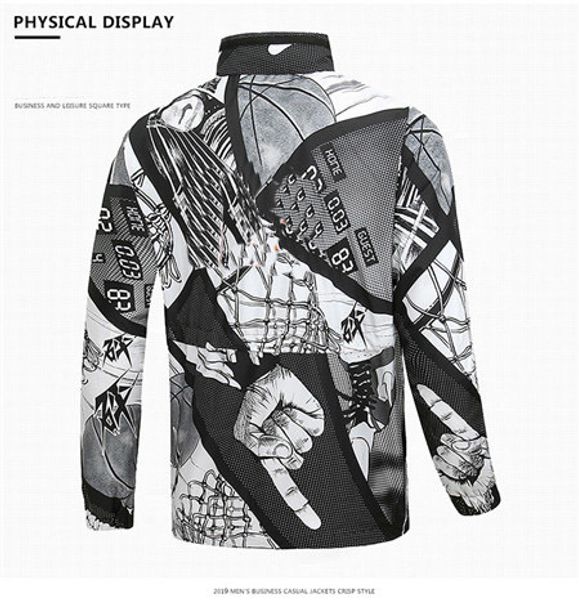 

fashion new brand designer mens womens sport jacket camouflage printed jackets windbreaker long sleeve natural 2019 new, Black;brown