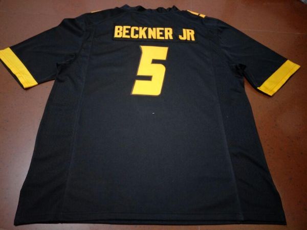 

мужчины реальные фотографии все вышитые миссури тигры терри бекнер младший #5 колледж джерси размер s-4xl или пользовательские любое имя или, Black;red