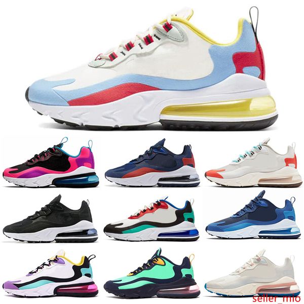 

wholesale 2019 react casual running shoes mens trainers sports sneakers electro green outdoors size eur36-4