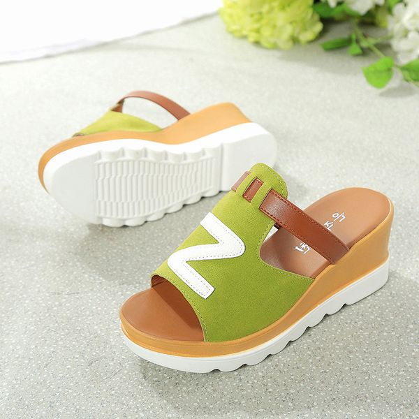 

ladies fashion casual shoes summer sandals slipper beach shoes white/black/grey non-slip rubber sole women shoes work/home wedge platforms