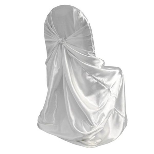 

universal self tie chair cover wedding event holiday white 110x140cm