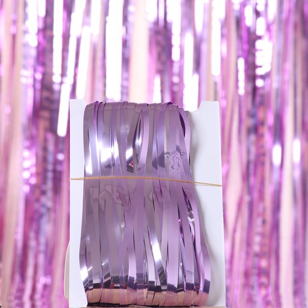 

1*4m foil curtain metallic fringe glitter party backdrop wedding backdrop ramadan decoration