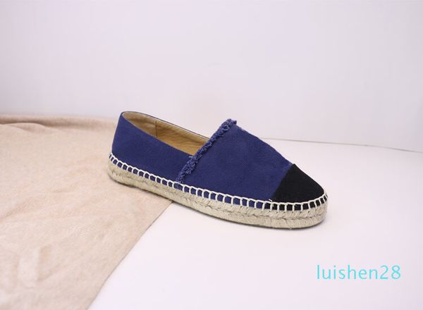 

espadrilles womens designer casual shoes luxury leather slip-on platform shoes men espadrilles sandals with box size 34--42 l28, Black