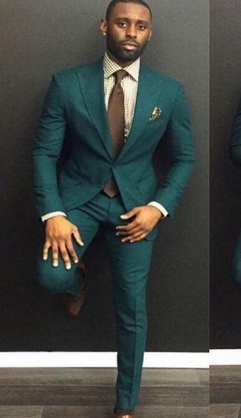 

custom made green slim fit mens business suit jacket + pants + vest handsome men's suits spring 2020 sell groom wedding suits, Black;gray