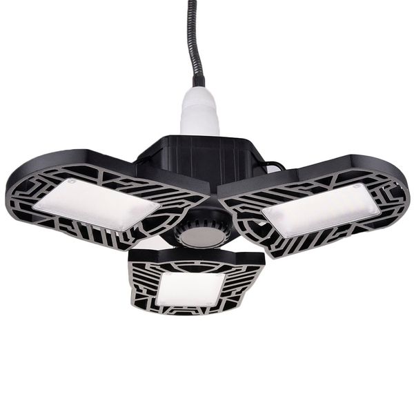 

garage light led garage lights deformable led garage lighting 60w shop lights for garage, workshop basement etc(6000lm 6500k with 3 adjust