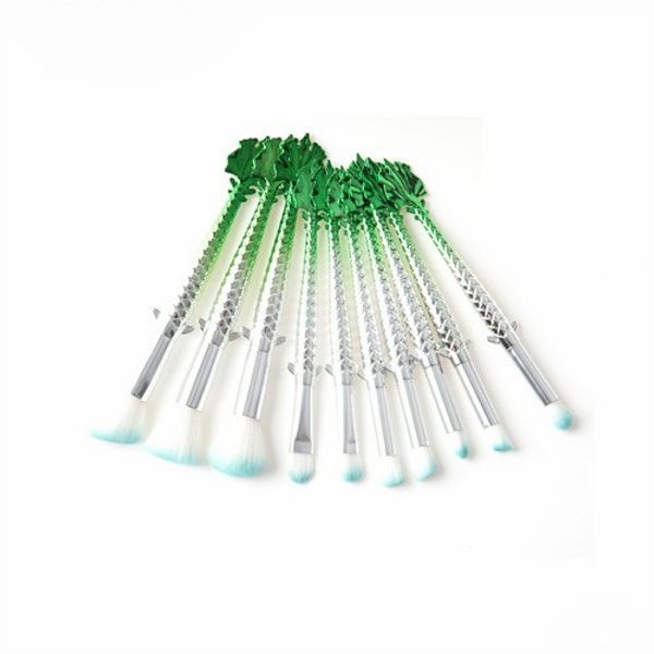 

10pcs makeup brushes beauty tools lucky fish foundation brush eyeshadow brush set brush gujhui rhyme colorful