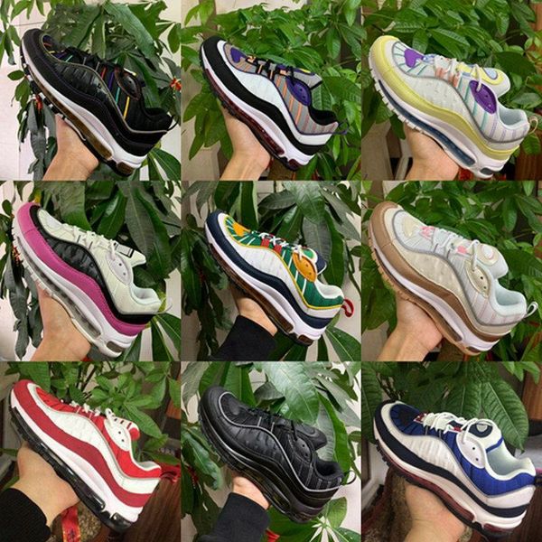 

2020 new 98 phoenix easter champagne barely rose gold black multicolor running shoes for women mens gym red designer 98s sport sneakers