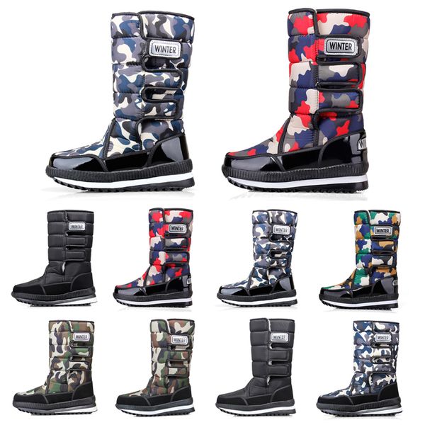 

luxury designer women men boots over the knee thigh high mens snow winter boots waterproof platform booties 36-45 drop shipping style 17