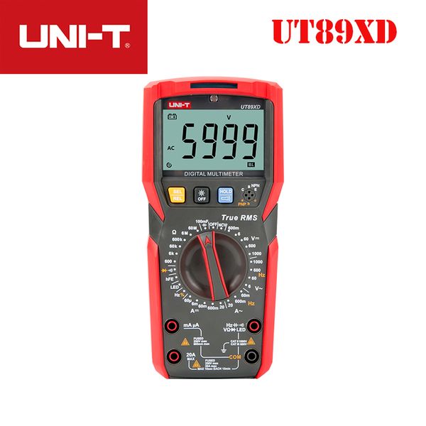 

uni-t ut89xd/ut89x true trms 20a high current digital multimeter ac/dc voltmeter ammeter ncv/capacitor/triode/temperature test