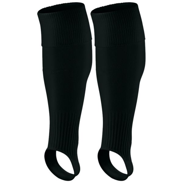 

men team sports football stirrup socks breathable soft knee high baseball stirrup socks non-slip training, Black