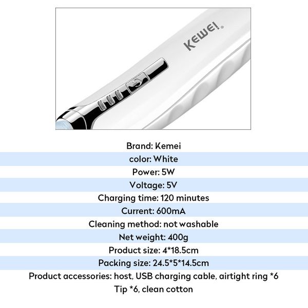 

kemei 1868 hotelectric портативный удаление черноголовых km-1868 epilatore на peli-дель-носо комплект для ухода за кожей красоты машины pwzp