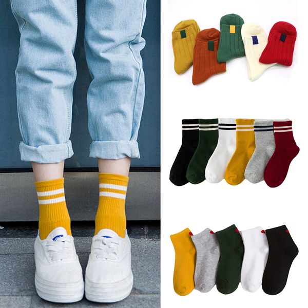 

breathable funny socks women kawaii cute sock womens designed school students females ladies cotton socks art trendy style, Black;white