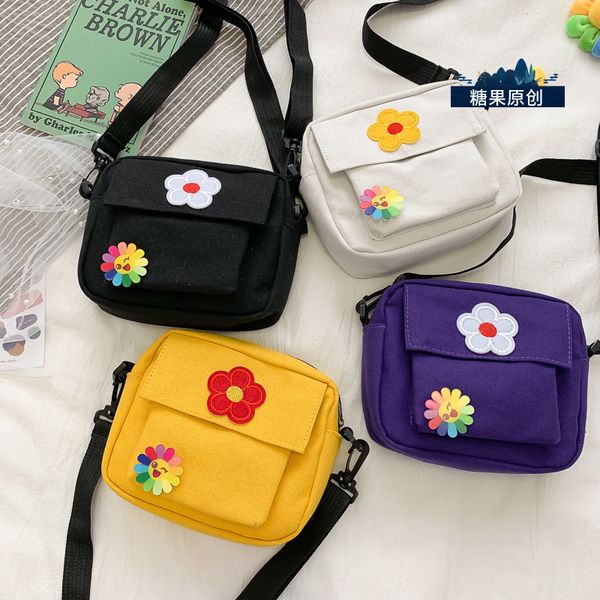 

ins street time original old the single shoulder bag student oblique satchel joker canvas bag bags women postman bags