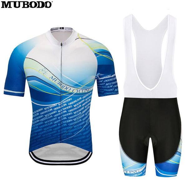

mubodo ciclismo abbigliamento bici jersey ropa ciclismo mens di estate bicicletta shirt pro maglie da bike shorts, Black;blue
