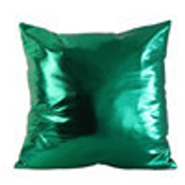 

simple bronzing cloth imitation pu leather hug pillowcase simple solid cushion cover throw pillow case sofa home decor 7#p7