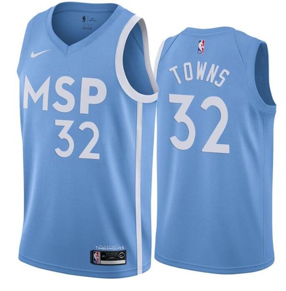 

Men youth minne ota 13 timberwolve karl anthony town bule 2019 20 city 13 edition 13 nba ba ketball jer ey, Black;red
