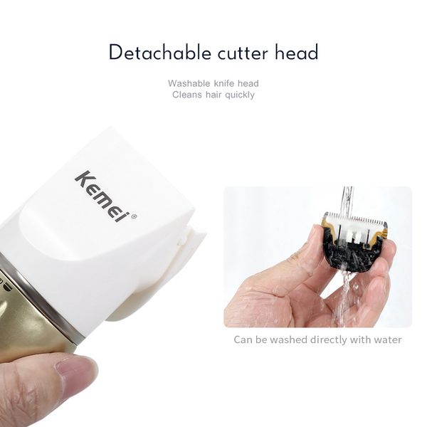 

kemei 1817 hair clipper rechargeable for men electric cutter zero beard trimmer hair trimmer ceramic blade