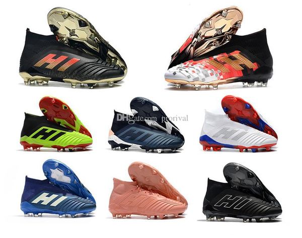 

predator 18+ predator 18.1 fg pp paul pogba soccer 18+x cleats slip-on football boots mens high soccer shoes 39-45