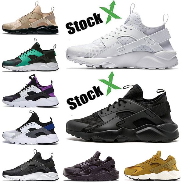 

huarache 4.0 1.0 классический тройной белый черный красный роскошные дизайнеры кроссовки мужская женская обувь молодежь любимые дышащие крос