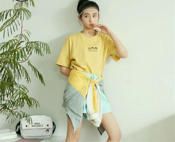 

tide brand designer men luxurynb short-sleeved t-shirt female fashion round neck shirt star celebrity inspired 2020 summer new couples cloth, White;black