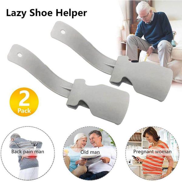 

2pcs lazy shoe helper wear shoes horn shoes easy on and off shoe sturdy slip aid 2020 new tools dropshipping