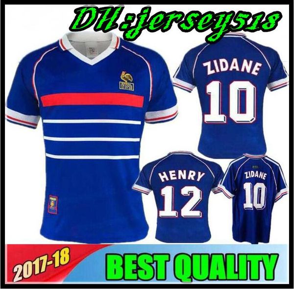 

1998 france retro vintage maillot de foot soccer jerseys uniforms 1998 football jerseys shirt, Black;yellow