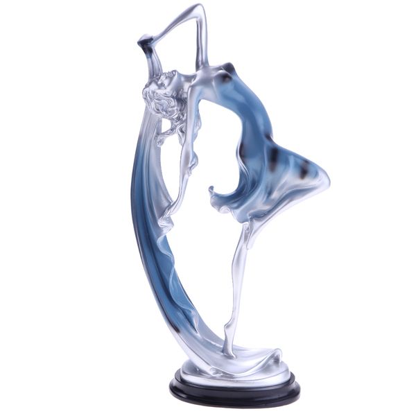 

resin handicraft sculpture dancing girl for tv wine cabinet table display
