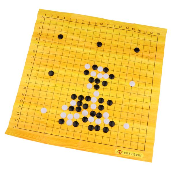 

weiqi go game set pieces folding with board board games plastic playset toys