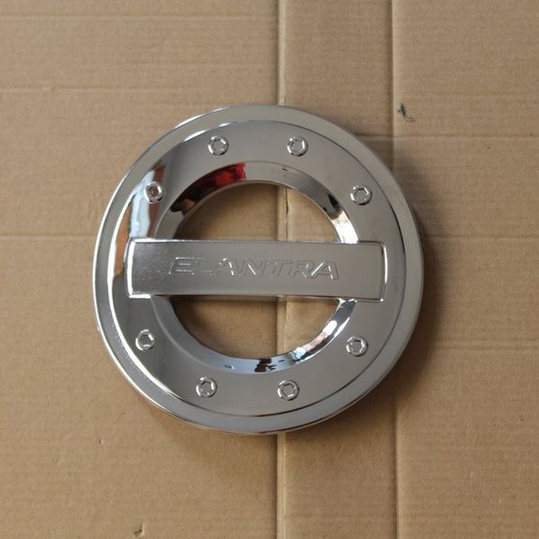 

fit for elantra 2012-2016 abs chromed fuel gas tank cover cap trim