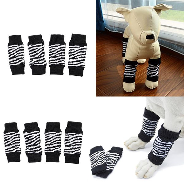 

8 count s m dog leg winter warm socks, puppy arthritis wounds leg bandage