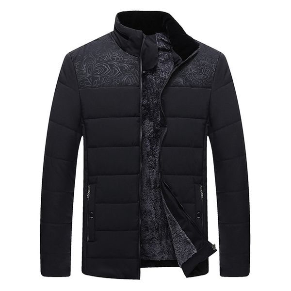 

men's coats and jackets winter men's autumn new style plus size mens coats thick warm cotton padded clothes collar coat, Black;brown
