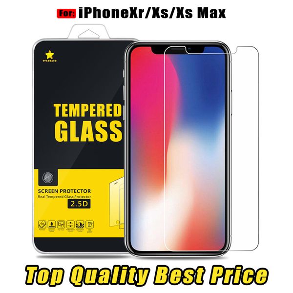 

for iphone xs max xr most economical tempered glass film screen protector 0.3mm 2.5d ship out within 1day