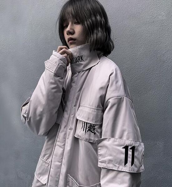 

men's streetwear parkas men/women cargo multiple pockets thicken warm winter jackets coat male windbreaker, Black;brown